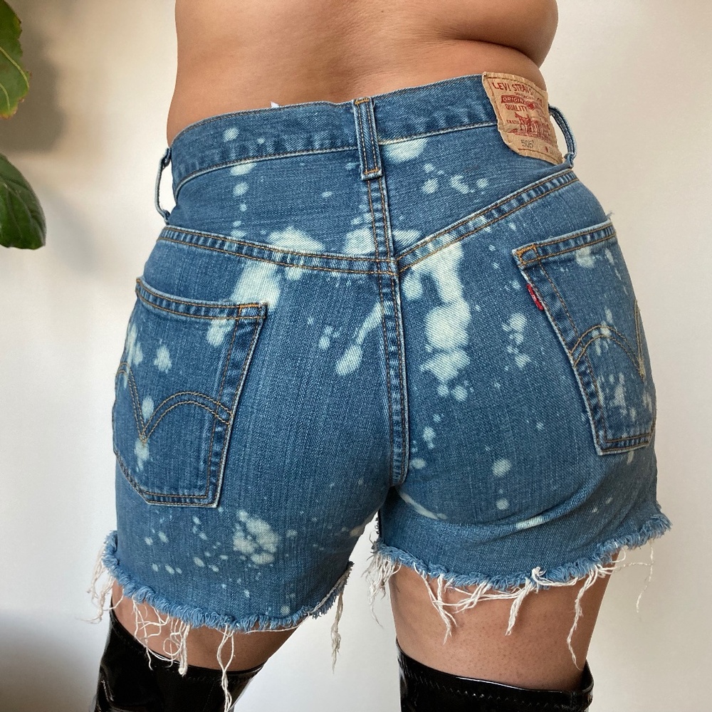 Acid Wash Levi's Cut off Shorts